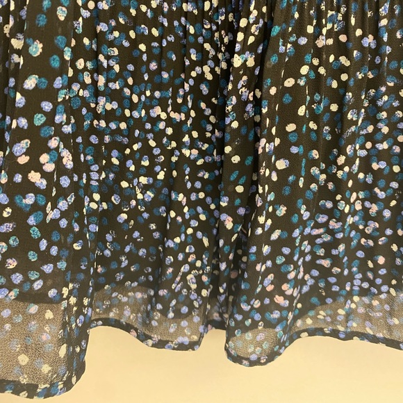 Banana Republic - Size 10 - Navy blue skirt w/multi colour polka dots - not worn - Picture 6 of 7